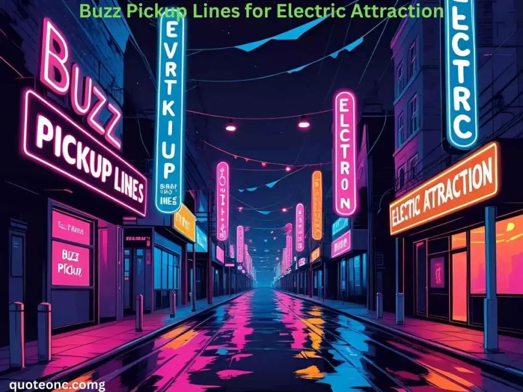 Buzz Pickup Lines for Electric Attraction