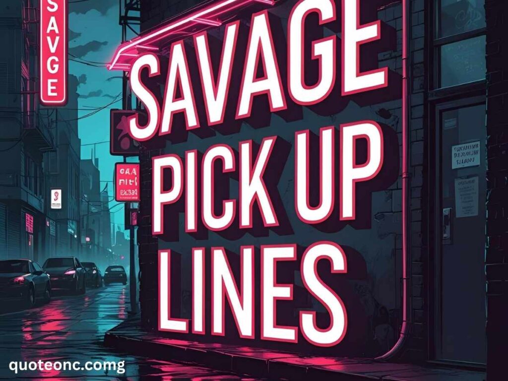 Savage Pick Up Lines With a Bold Edge