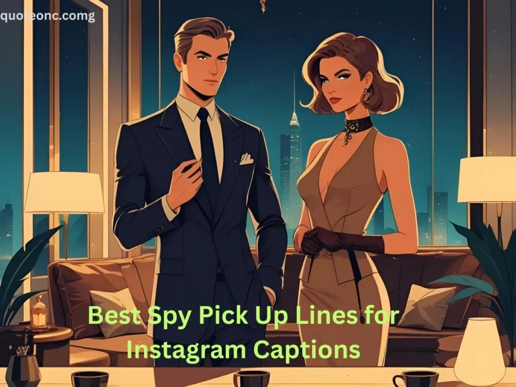 Best Spy Pick Up Lines for Instagram Captions