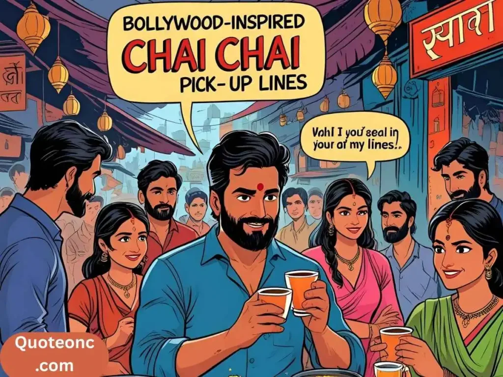 Bollywood-Inspired Chai Pick Up Lines