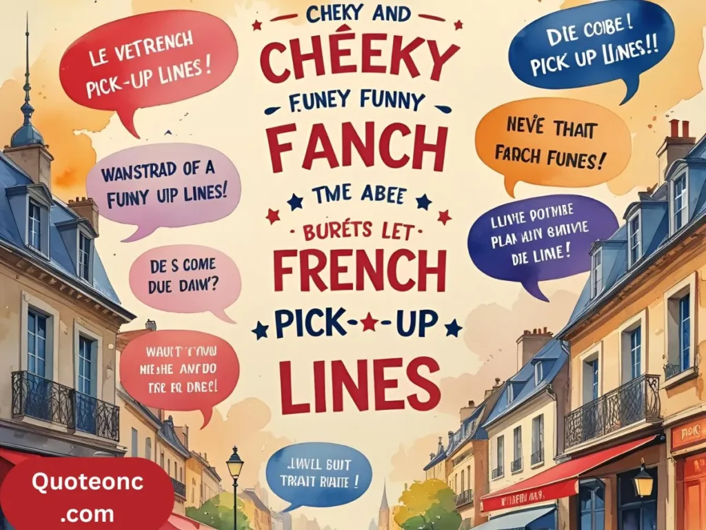 Cheeky and Funny French Pick-Up Lines