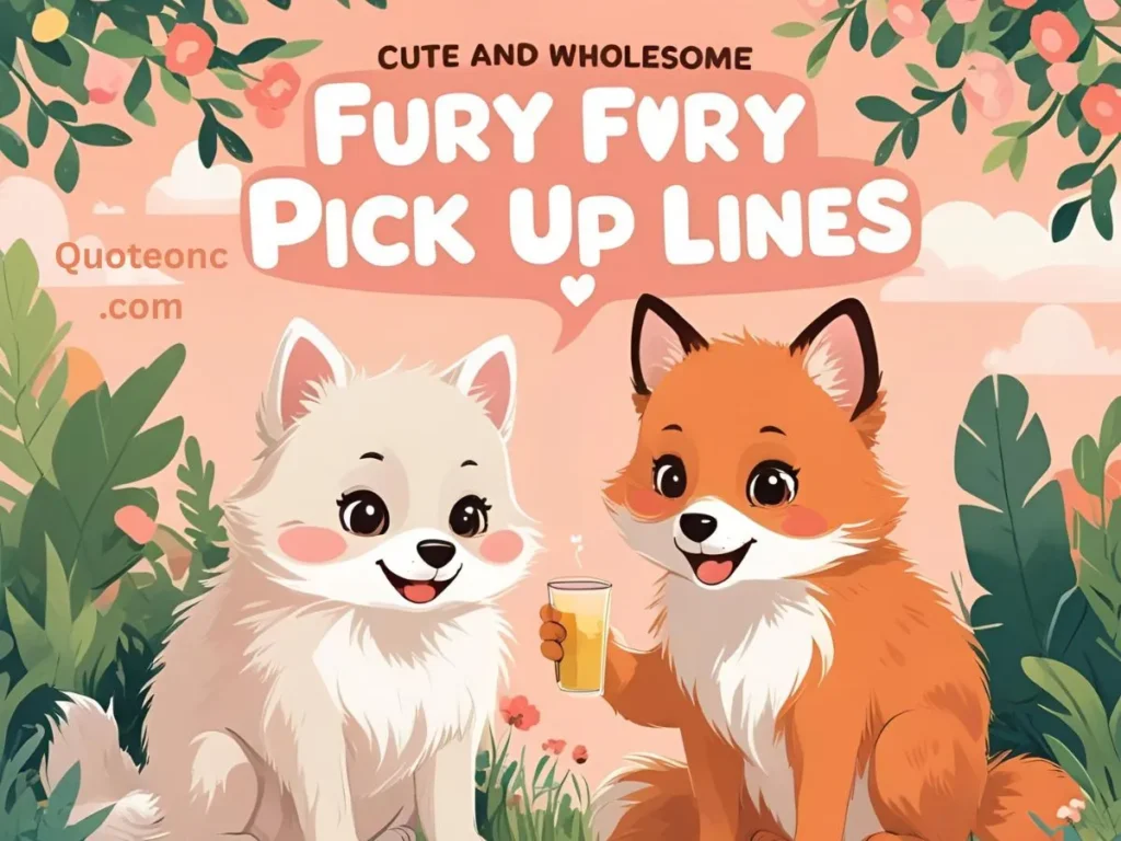 Cute and Wholesome Furry Pick Up Lines