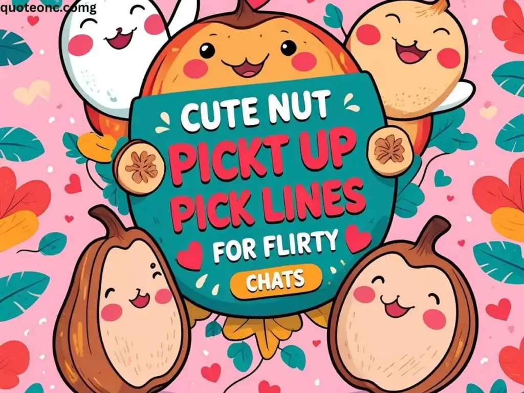 Cute Nut Pick Up Lines for Flirty Chats