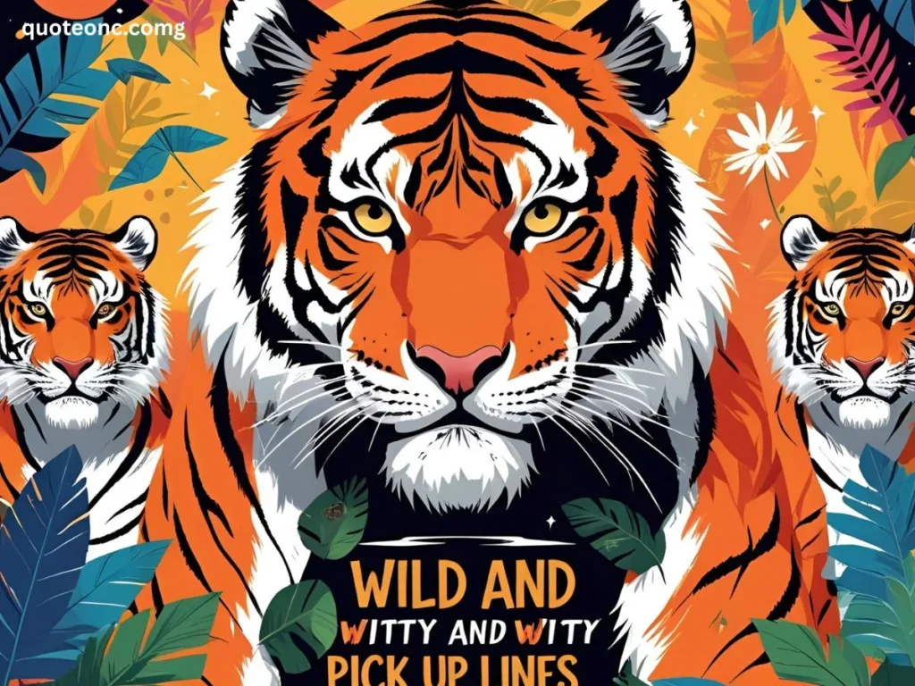 Wild and Witty Tiger Pick Up Lines for Every Mood