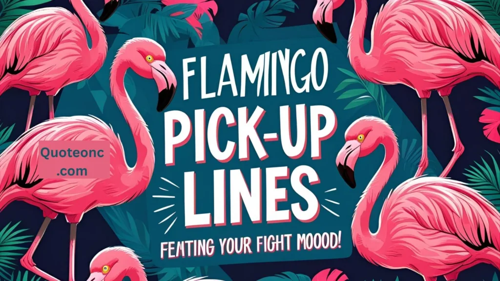 Flamingo Pick-Up Lines