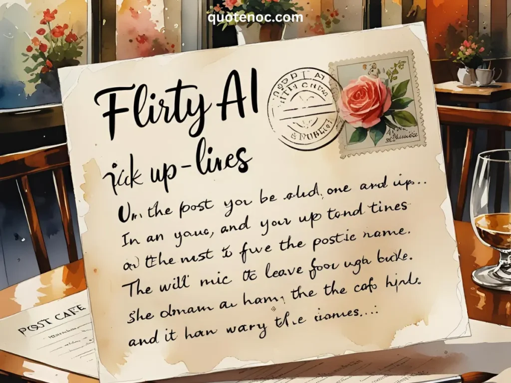 Flirty AI Pick-Up Lines