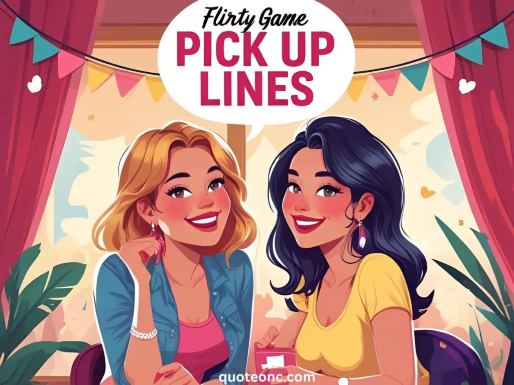 Flirty Game Pick Up Lines