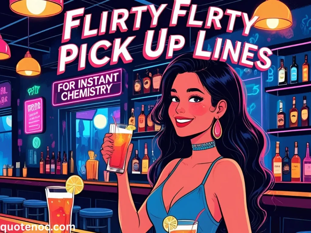 Flirty Pick Up Lines For Instant Chemistry