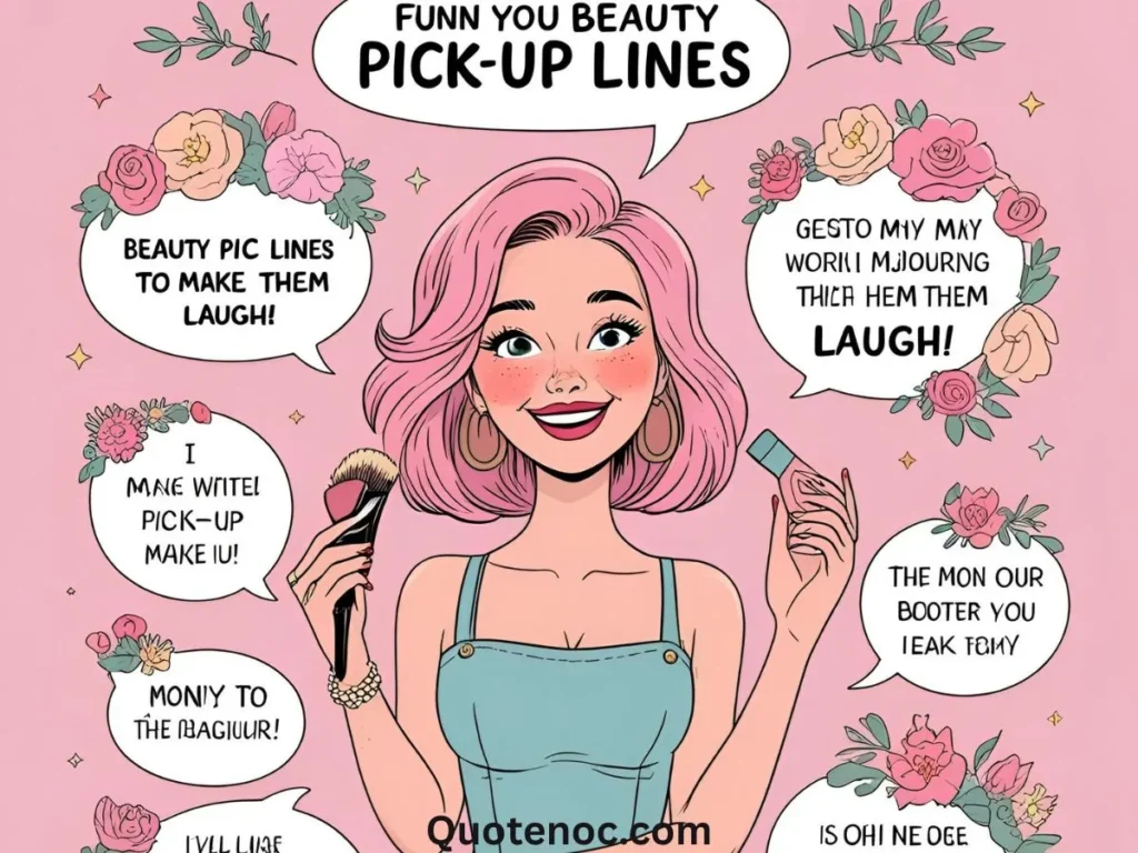 Funny Beauty Pick-Up Lines to Make Them Laugh