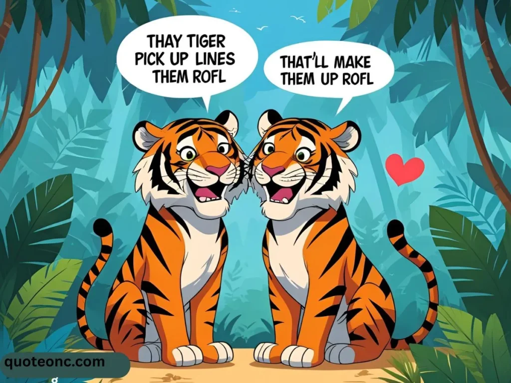 Funny Tiger Pick Up Lines That’ll Make Them ROFL