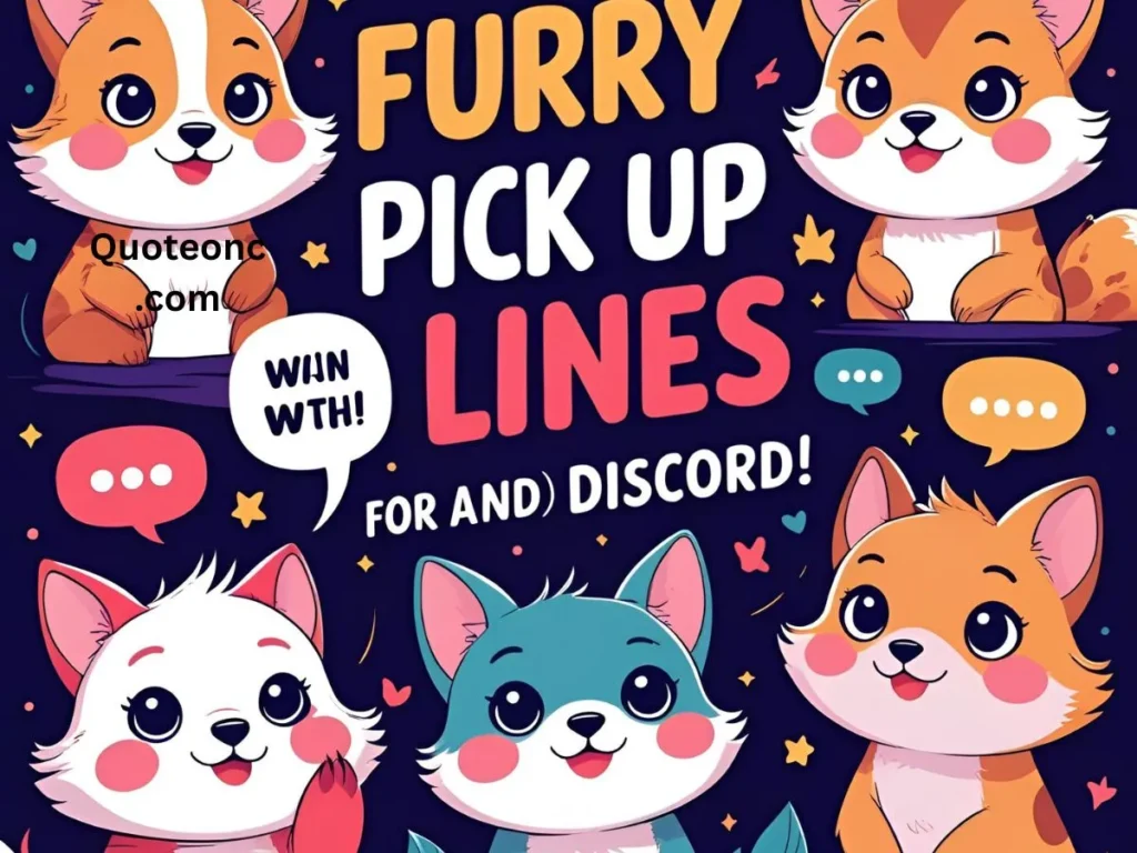 Furry Pick Up Lines for Online Chats and Discord