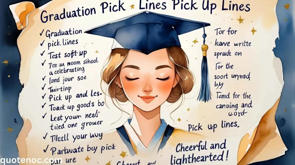 Graduation Pick Up Lines