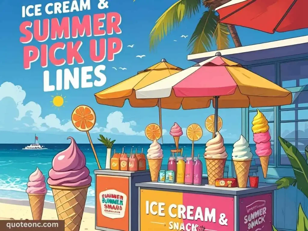 Ice Cream & Summer Snack Pick Up Lines