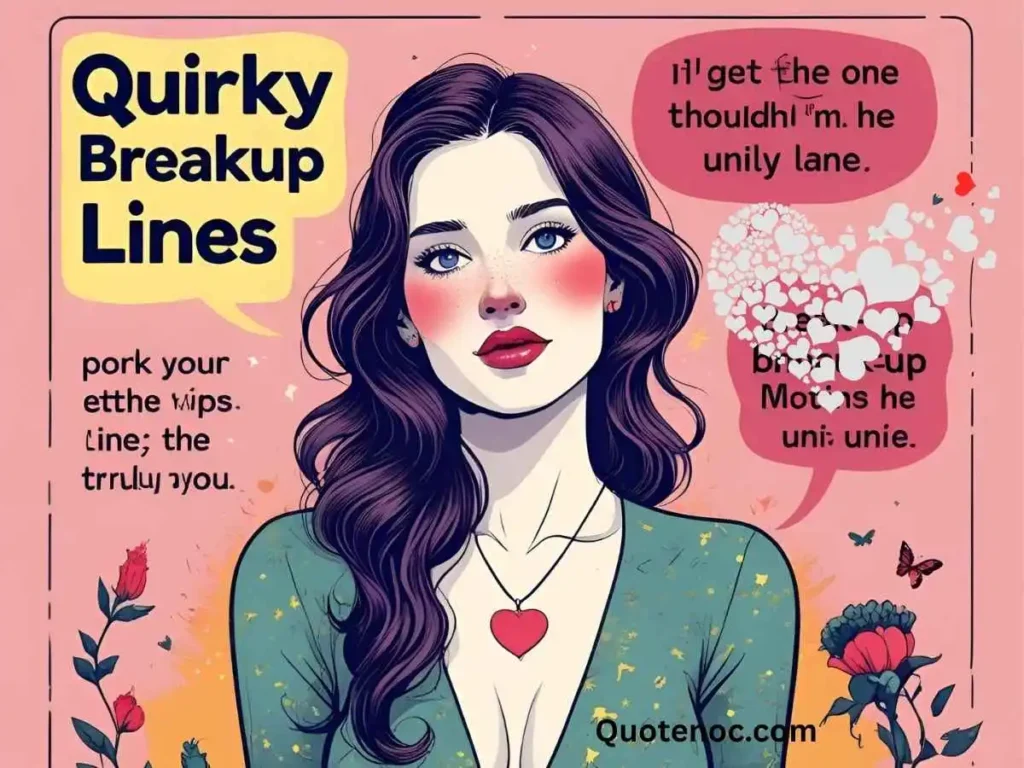 Quirky Breakup Lines for the Truly Unique