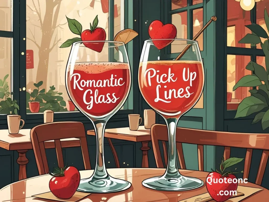 Romantic Glass Pick Up Lines