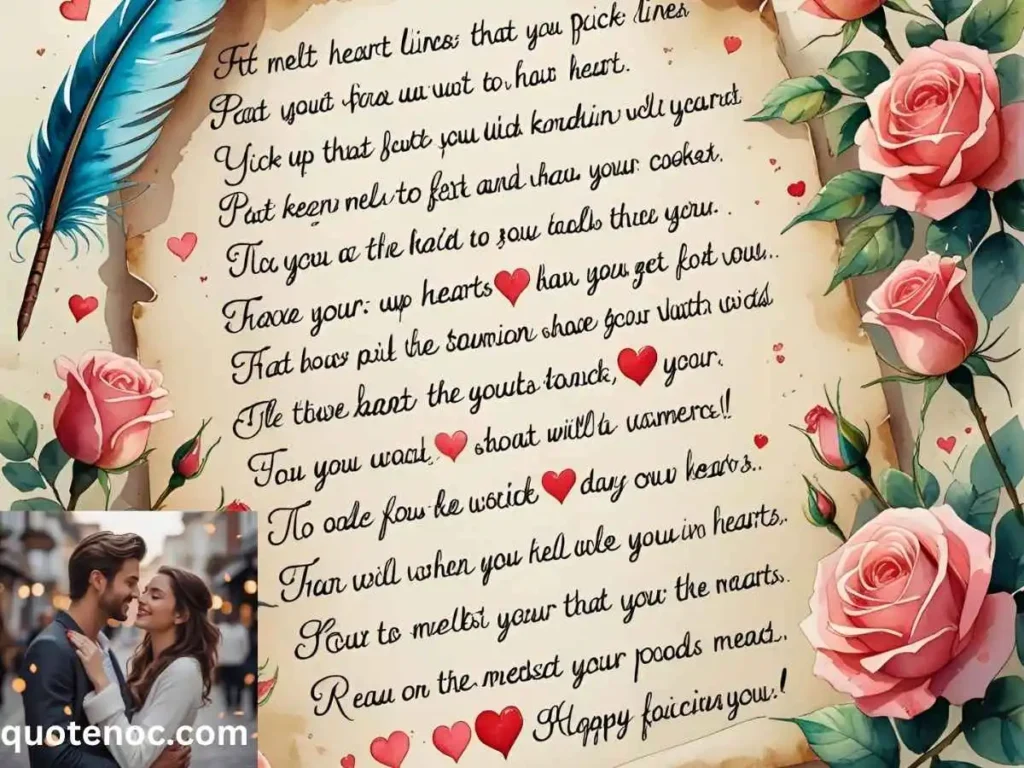 Romantic Pick Up Lines That Melt Hearts