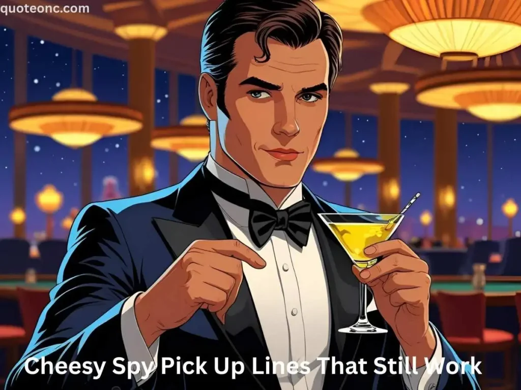 Cheesy Spy Pick Up Lines That Still Work