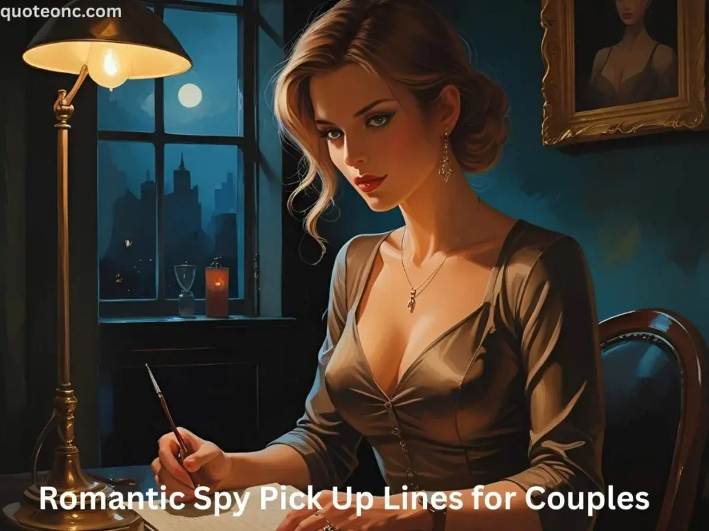 Romantic Spy Pick Up Lines for Couples