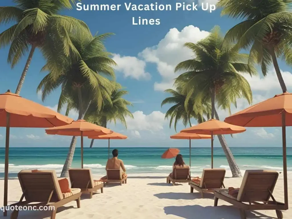 Summer Vacation Pick Up Lines