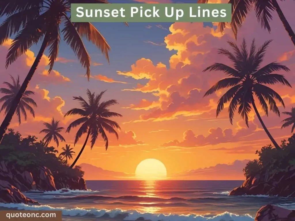 Sunset Pick Up Lines