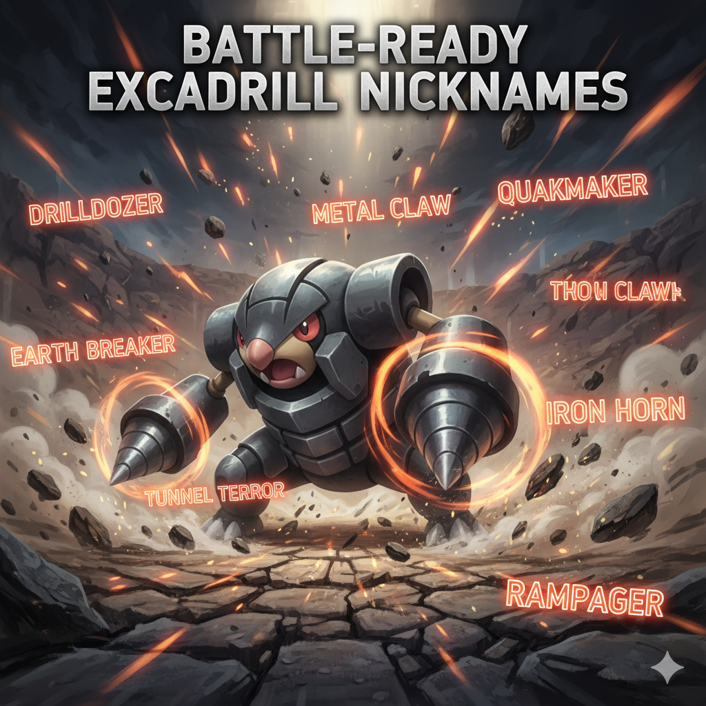 Excadrill Nicknames