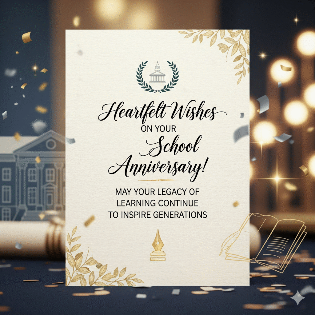 Wish About School Anniversary