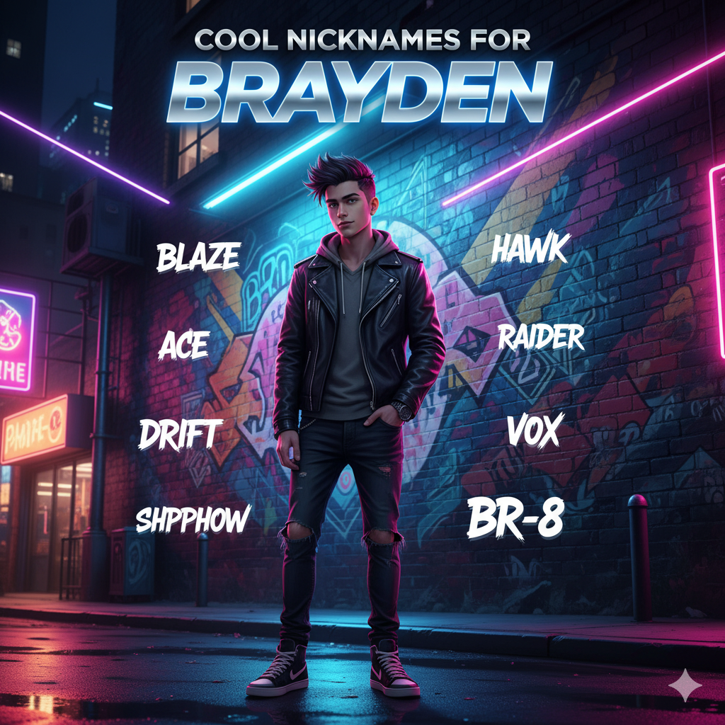 Nicknames for Brayden