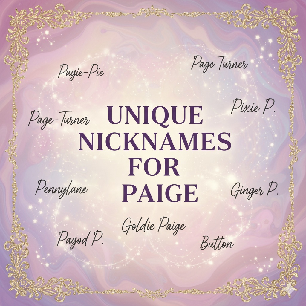 Nicknames for Paige