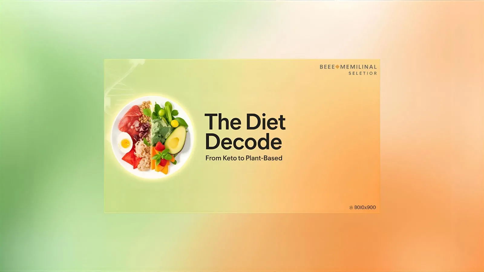 You are currently viewing 🔥 The Diet Decode: From Keto to Plant-Based