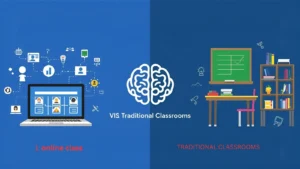 Read more about the article Online Education vs Traditional Classrooms Online Classrooms vs Physical Classrooms: A 21st-Century Comparison