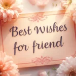 Best Wishes for Friend