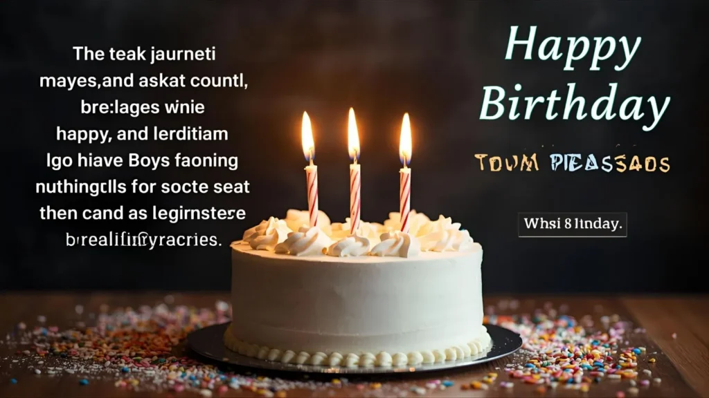 Birthday Wishes for Boys
