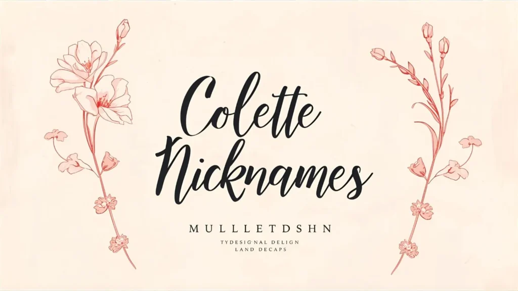 Colette Nicknames