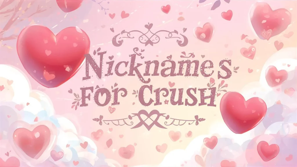 Cute Nicknames for Crush