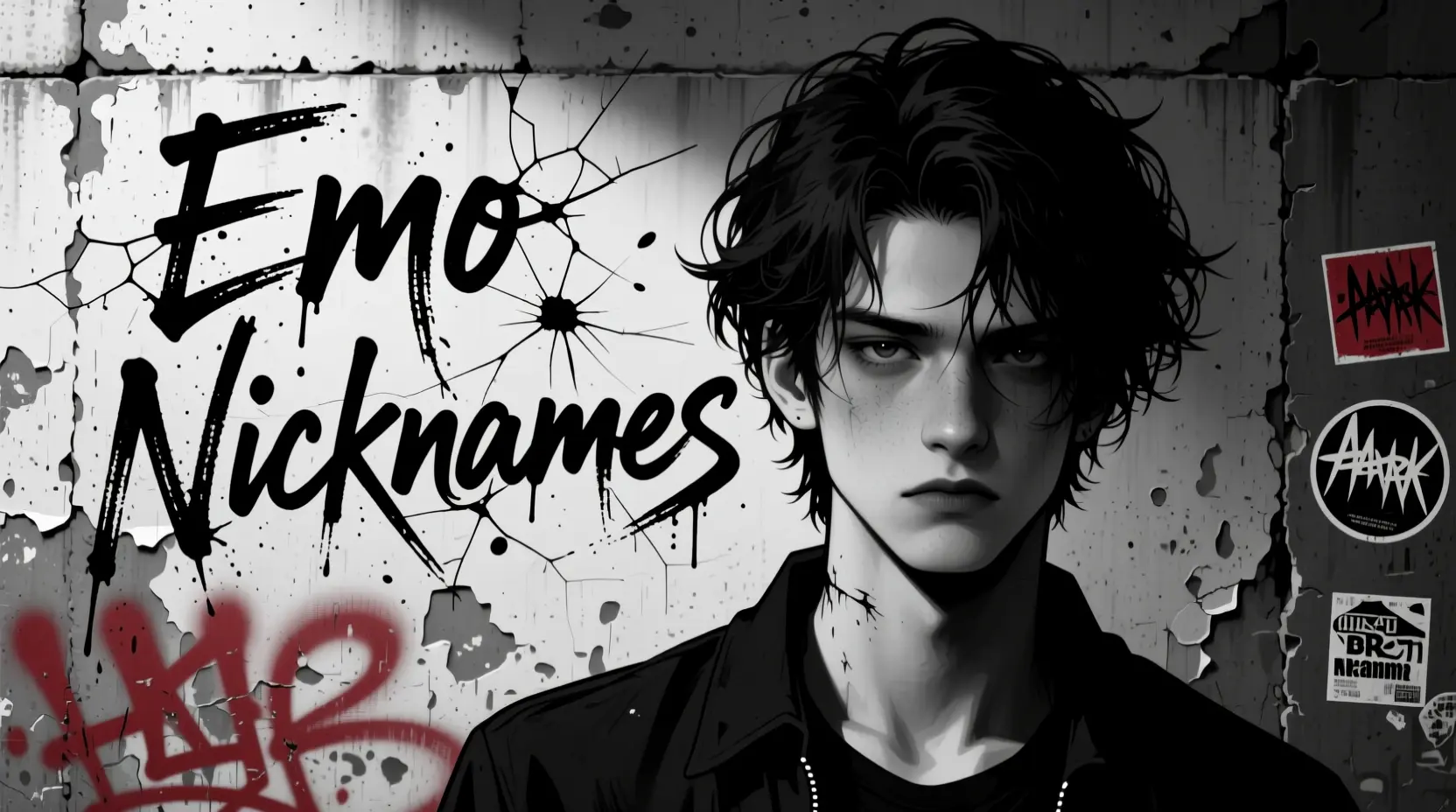 Read more about the article Emo Nicknames: 100+ Ideas for Dark, Cute & Aesthetic Vibes 🌑✨