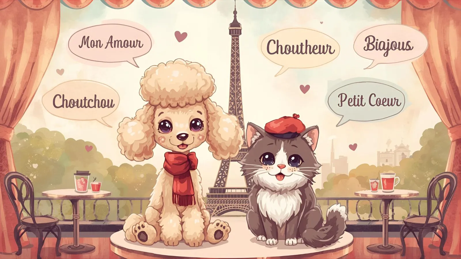 You are currently viewing French Pet Names: 100+ Cute, Funny & Romantic Nicknames You’ll Love 🇫🇷❤️
