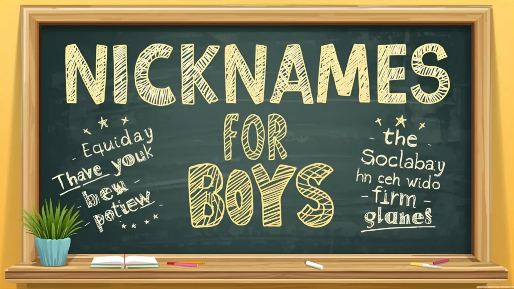 Nicknames for Boys