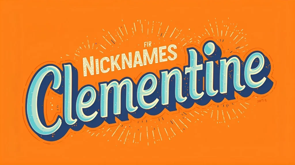 Nicknames for Clementine
