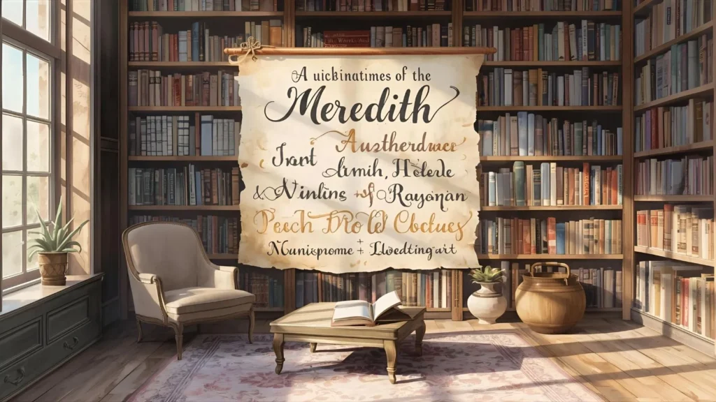 Nicknames for Meredith