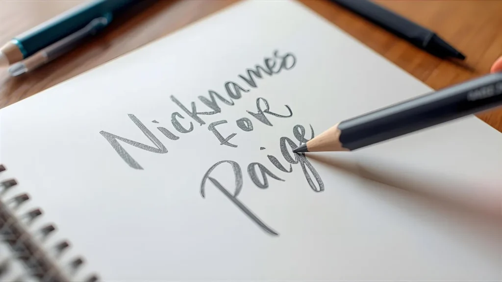 Nicknames for Paige