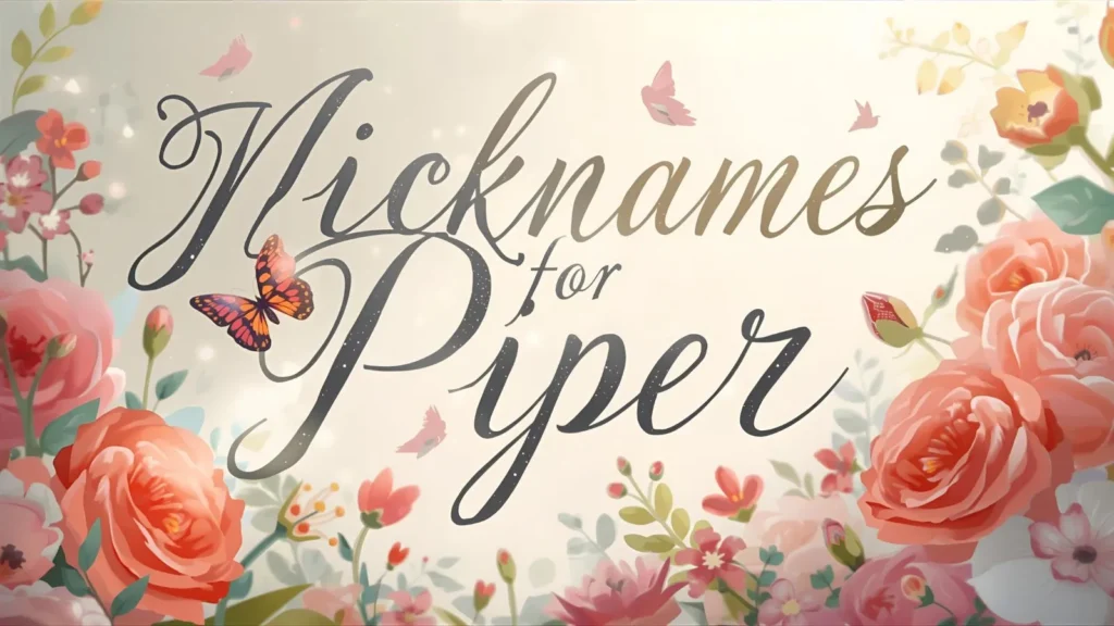 Nicknames for Piper