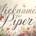 Nicknames for Piper