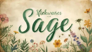 Read more about the article Nicknames for Sage: 100+ Cute, Funny, and Unique Ideas 🌿