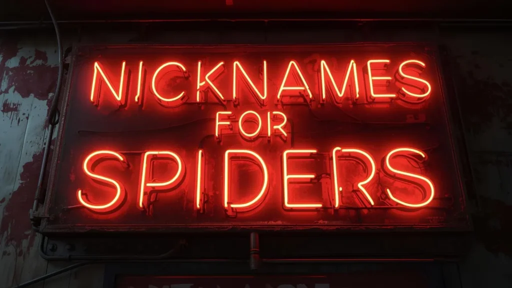 Nicknames for Spiders