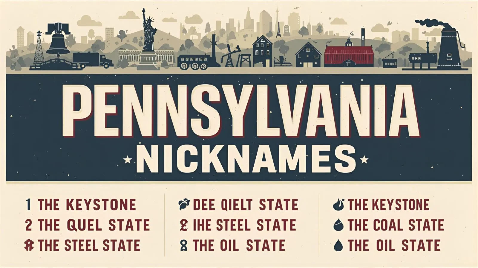You are currently viewing Pennsylvania Nicknames: Coal State and Beyond 🏞️