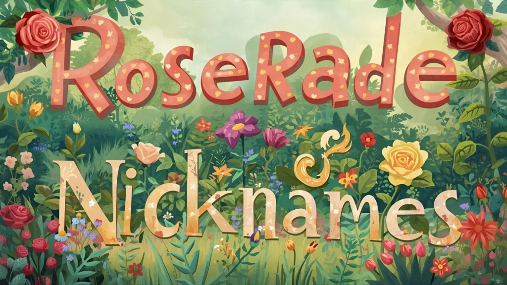 Roserade Nicknames