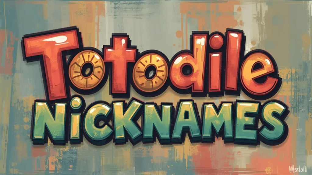 Totodile Nicknames