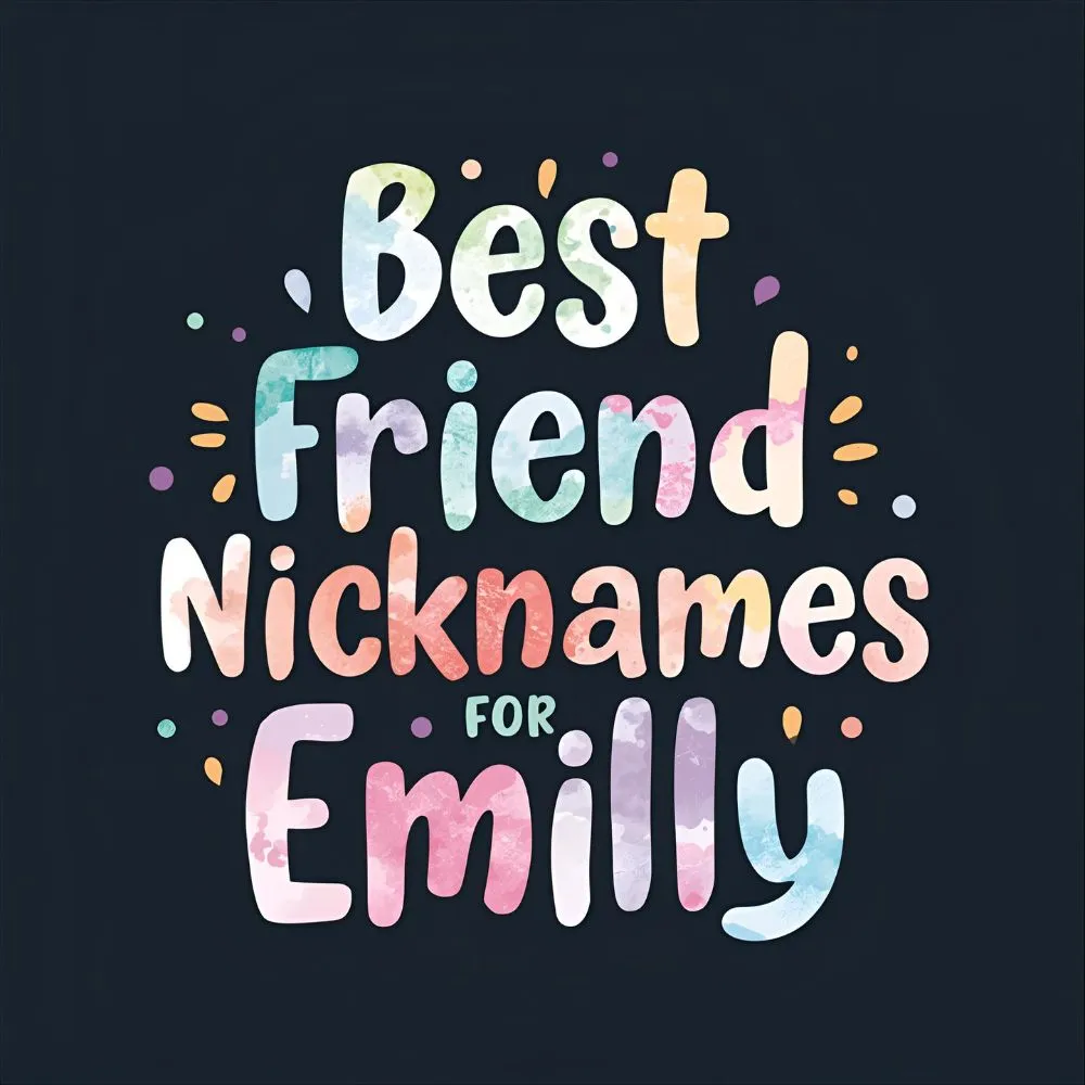 Best Friend Nicknames for Emily