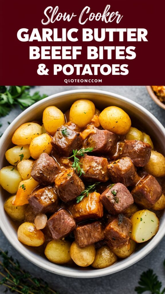 Garlic Butter Beef Bites (Slow Cooker): The Ultimate Comfort Meal for Busy Days