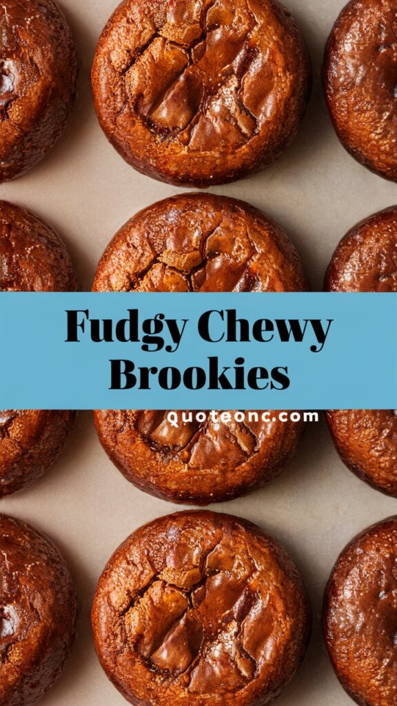 Fudgy Chewy Brookies: The Ultimate Brownie-Cookie Fusion You’ll Fall in Love With